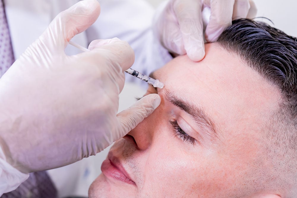 Relaxed patient after Botox migraine treatment in Ponte Vedra Beach FL