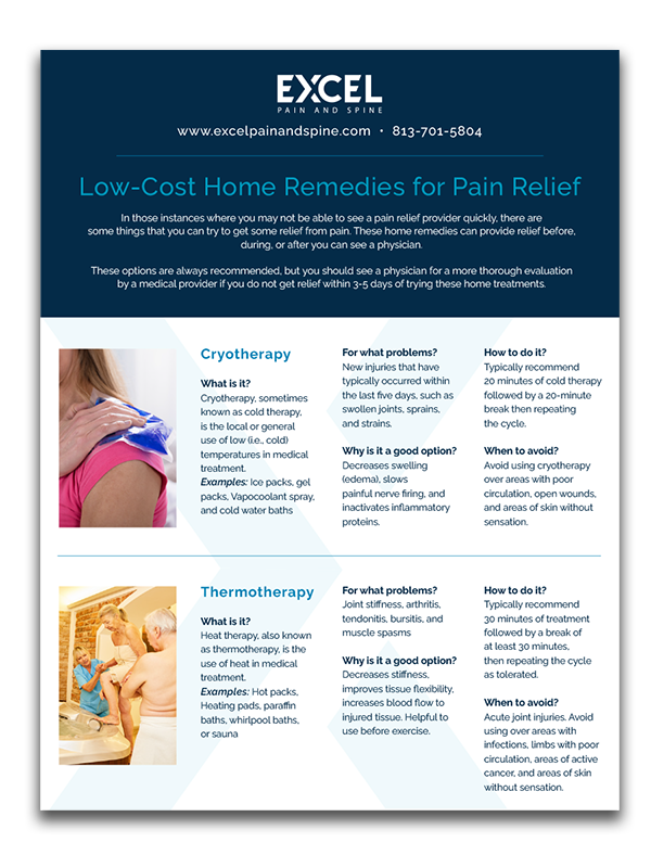 Low Cost Home Remedies for Pain Relief